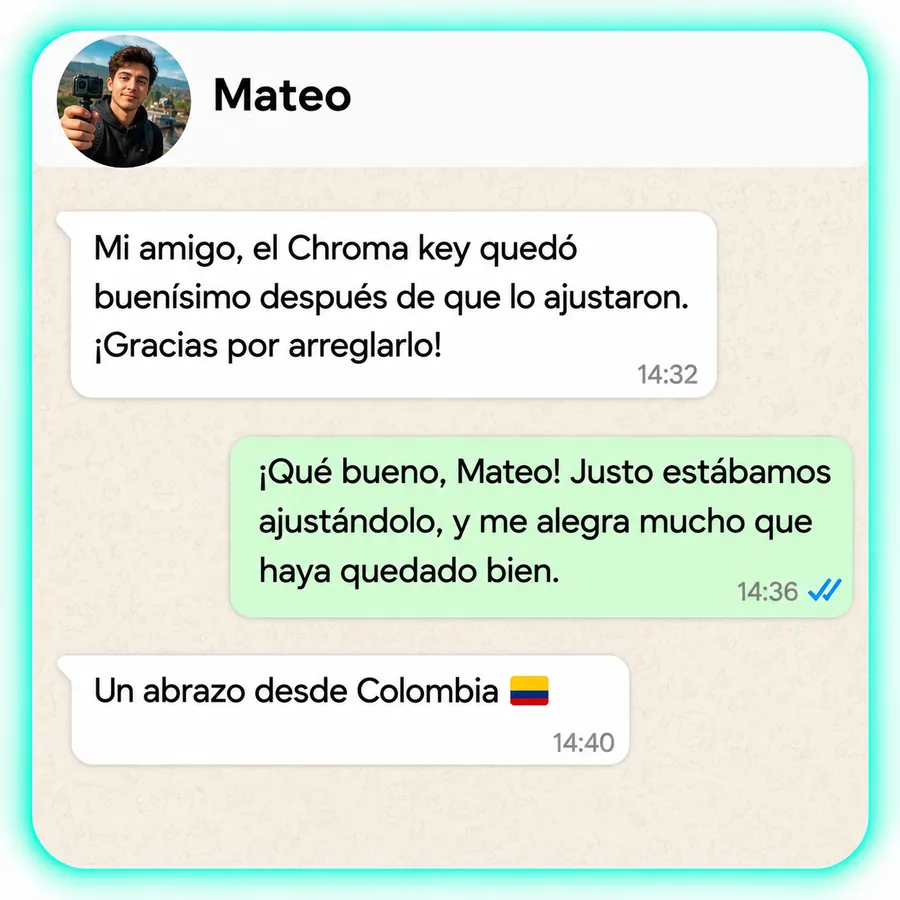 Testimonio de Mateo sobre AlaukCut