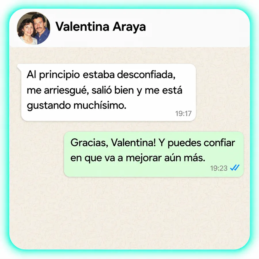 Testimonio de Valentina Araya sobre AlaukCut